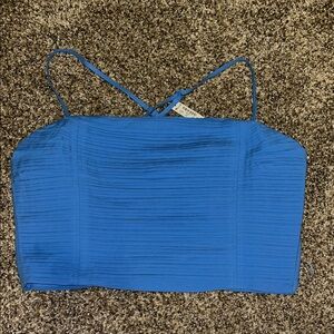 Madewell Textured Blue Top